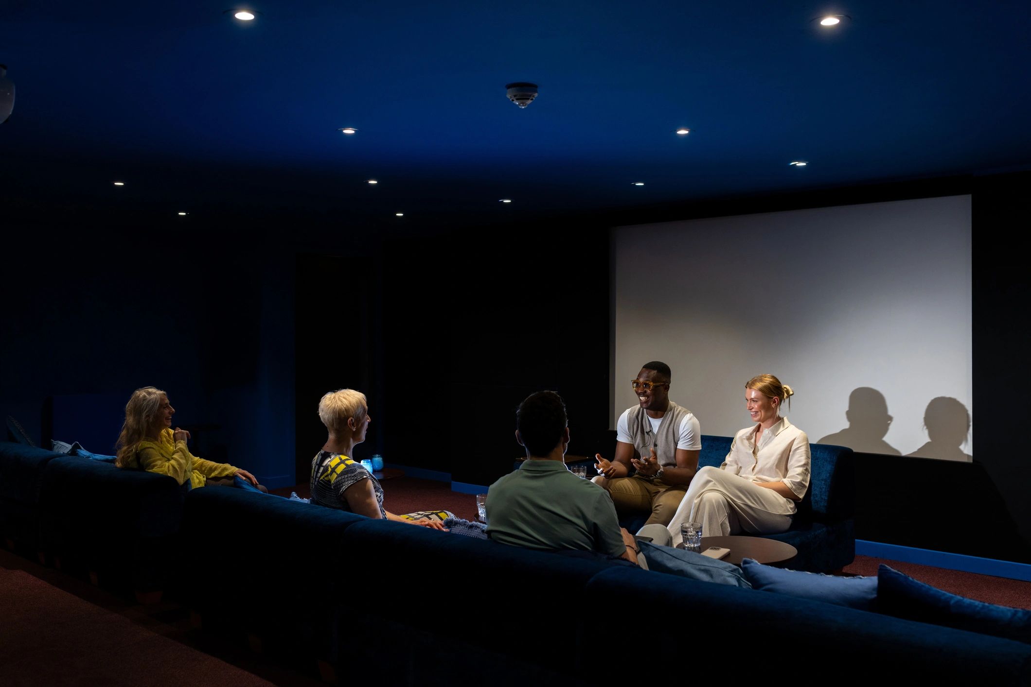 Seminar audience during a speaker panel