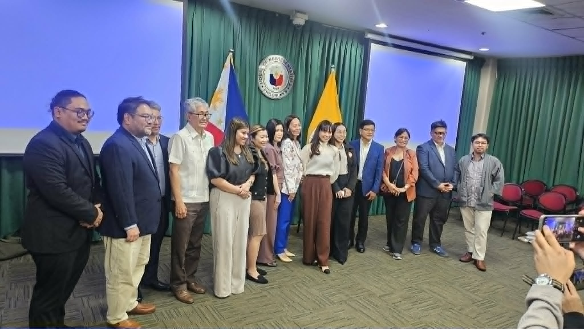 Group photo from the technical working group discussion on the proposed anti-disinformation legislation